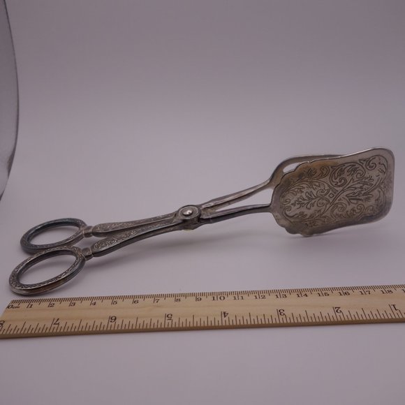 Vintage Zinc Alloy Made in Hong Kong Sandwich Tongs - Picture 6 of 16